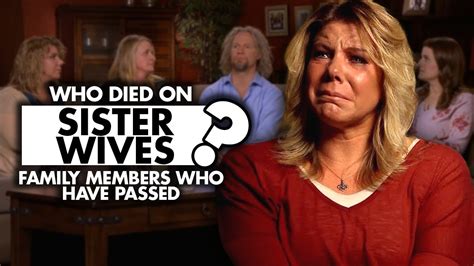 sister wives star found dead|what sister wife died.